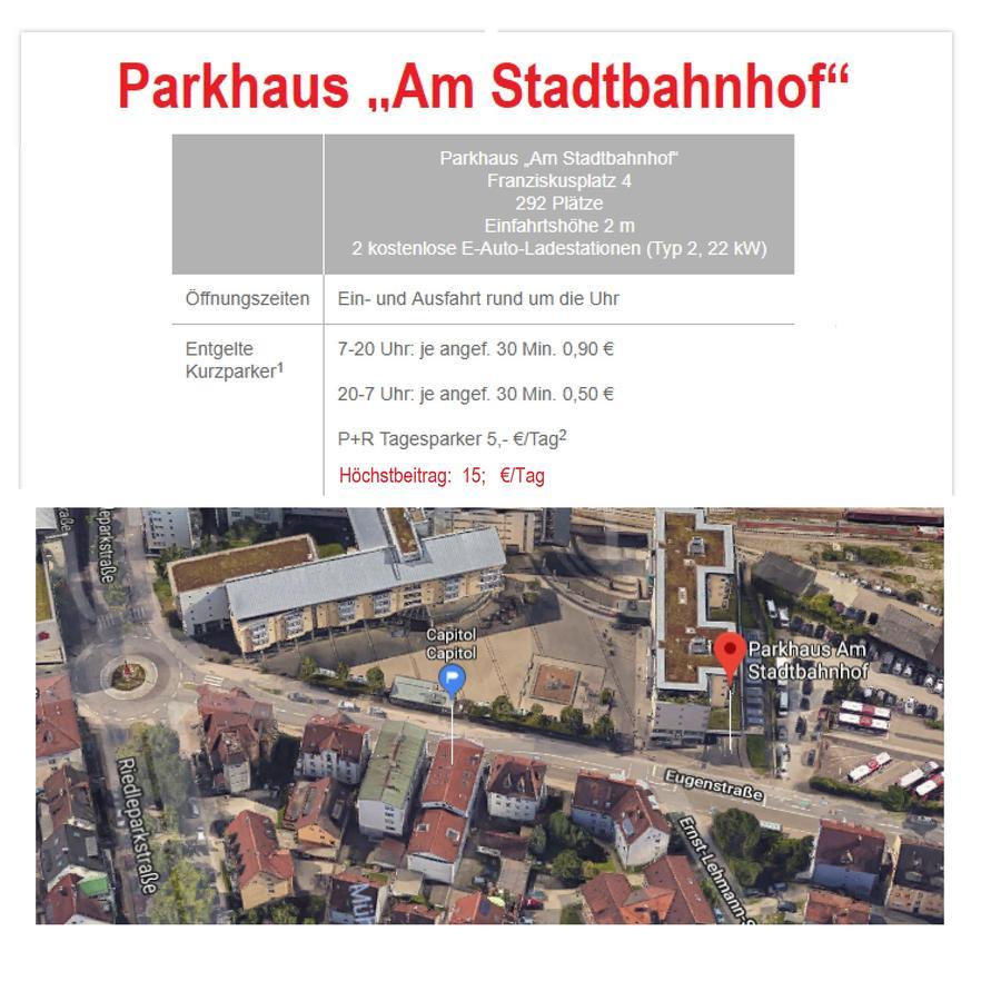 Hotel Capitol Zentrum - 24H - Friedrichshafen Dış mekan fotoğraf